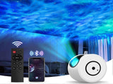 Projector with Bluetooth Speaker - LED Bedroom Light and Sound Projector V1263-JX-4564