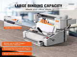 Thermal Machine, 400 Sheets Capacity Hot Glue Machine, Thermal Book Binder 50mm V952-JZJ20500Z126KS8FHV3