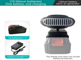 Portable Lithium Battery Fan with 3-in-1 Heating and Defogging,Large-Capacity Battery for V1189-LWWAL-20260401-06989