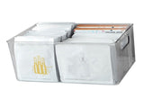 Transparent Storage Box with Handle Desktop Makeup Organizer Plastic Container for Bedroom Vanity V1294-YM0901-3117240056911