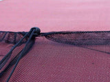 Outdoor Restaurant Patio with Zipper Closure Swing Mosquito Net Net Curtain Cover Polyester V1369-AZ3-W-11566