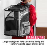LIFEBEA Cat Pet Carrier Backpack - Dog Puppy Travel Space Carrier Bag - Intimate Design & Easy V522-PET CARRIER BACKPACK-S