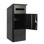 Parcel Delivery Drop Box Mailbox - Secure Home Package Post Locker 38x38x90cm V238-SUPDZ-40376876040272