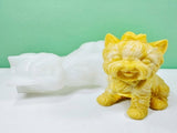 Mold Dog Decoration Candle for DIY Decoration Making Soap 3D Stereo Sitting Little Dog Candle V1192-AZ-W-10445