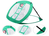 Outdoor Golf Practice Net with Stable Frame, Green Chipping Net for Effective Golf Training and V1369-AZ3-W-14295