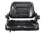 Universal Forklift Seat, Fold Down Tractor Seat with Adjustable Angle Back, Micro Switch and V952-CCZYCGKAQD00099Y0V0