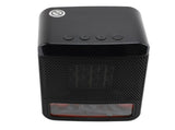 Space Heater 1000W PTC Ceramic Fast Heating Desktop Portable Electric Heater with 3D Realistic Flame V1294-YM0901-3113240295412
