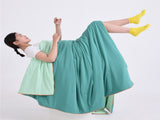 Watermelon green Cooling Summer Quilt with Ice Silk Fabric Lightweight Breathable Air Conditioner V888-ELOSUNG48480