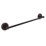 Copper Towel Bar European Style Bathroom Single Bar Towel Rack Bathroom Hanging Rack Black V1294-YM0901-3112230064011
