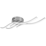 25W 140LED Ceiling Wavy Ceiling Lamp for Living Room Bedroom Kitchen Decor AC85265V Warm V1294-YM0714-3119210158611