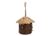 20x12cm Hanging Birdhouses Simulation Resin Garden Birdhouses Decor for Outdoor Corridor V1294-YM0703-3111230005411