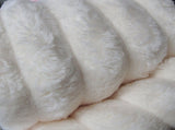 Harper Supremely Soft Fleece Extra Large Throw / Single Sized Blanket 200 x 150 cm Ivory V442-YTL-THROW-3177HARPER-IVORY-RE