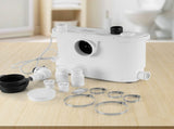 Giantz Macerator Sewerage Pump Waste Water Marine Toilet Disposal Unit Clean PUMP-MAC-400-WH