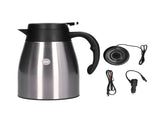 24V 1200ml Car Water Heater Pot with Base Portable Stainless Steel Electric Kettle Pot for Truck V1294-YM0901-3113210144911
