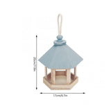 Wooden House Bird Feeder Hanging Feeding Station Hollow Bird Feeder V1294-YM0716-10180702
