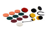 19PCS Drill Brushes Set Electric Scrubber Cleaning Kit Polishing Pad Set Cleaning Tools for Car V1294-YM0901-3117210150811