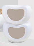 YES4PETS Cat Kitten Bed Cave Small Dog House Kennel Plastic Pet Pod Bedding Igloo White V278-BP200-CAT-NEST-WHITE