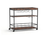 Artiss Kitchen Island Rolling Serving Cart DIY-KI-02-WAL