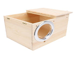 Parakeet Nesting Box Solid Wood Bird Breeding Mating Box for Cockatiel Lovebirds Budgie Canary V1294-YM0901-3111240205211