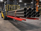 Heavy Duty Pallet Fork Extensions 184cm Carbon Steel Forklift Attachments with Safety Pins for V63-958351