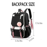 Fashion Backpack Casual Laptop Backpack Large Capacity Backpack Outdoor Daypack Travel Bag Middle V1370-AZ4-06169