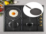 Black Nonstick Frying Pan Aluminum for Home Breakfast Cooking Even Heating V1366-AZ2-W-12132