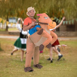 COWBOY Fancy Dress Inflatable Suit -Fan Operated Costume V63-306631