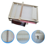 Children's Wooden Loom Kit DIY Hand-Knitting Machine for Tapestry Weaving Beginners Kids Adults V1370-AZ4-20311