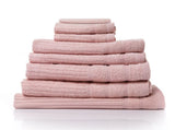 Royal Comfort Eden Egyptian Cotton 600 GSM 8 Piece Towel Pack Blush ABM-231921