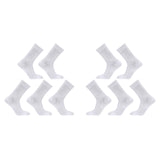 10X Rexy 3D Seamless Crew Socks Large Slim Breathable WHITE V274-GM-RX3DCW-L10-WH