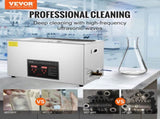 Ultrasonic Cleaner with Digital Timer & Heater, Professional Ultra Sonic Jewelry Cleaner, Stainless V952-SXCSBQXJ30L004J75V3