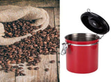 Stainless Steel Sealed Tank MoistureProof Coffee Bean Tea Storage Pot with Air Evacuation Valve V1294-YM0901-3118200183914