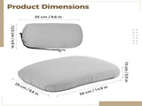 Camping Memory Foam Pillow, Foldable Lightweight Travel Pillow, Slow Rebound Sleeping Pillow Neck V1192-AZ-W-18321
