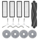 Robotic Vacuum Cleaner Parts Kit For L10 & L10S Pro - Main Brush 4 Side Brushes 4 Filters & 4 Mop V1189-LWWAL-20260327-04563