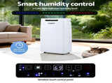 Devanti 16L Dehumidifier Portable Air Dryer Moisture Absorber 5.5L Water Tank Home DH-B-16L-WH