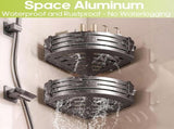 Triangle Shower Caddy, Corner Suction Cup Shower Shelf, No Drilling Bathroom Organizer, Removable V1366-AZ2-W-10759