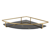 Bathroom Storage Tray Light Luxury Decorative Golden Texture Triangle Bathroom Organiser Tray for V1294-YM0710-3112230084211