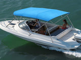 4 Bow Boat Bimini Tops, 600D Polyester Canopy, Waterproof & Sun Protection Boat Awning Canopy with V952-4GCYZYP96919JYJ53V0