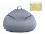 Artiss Outdoor Bean Bag Chair with Filler Splash-Proof Beanbag Sofa for Adults Teens Kids DIY BD-CH-S-GR-3FILLER