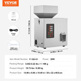 VEVOR Powder Filling Machine, 1-100g, Automatic Intelligent Particle Weighing Filling Machine, V952-TSKLFZJBZD11IXNJOV3