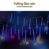 288 LED 7M Christmas Lights Icicle Light Falling Metor Jingle Jollys XMAS-LED-IC-ICICLE-BU