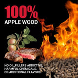 Asmoke 2.5kg X 8 OF 100% PURE APPLEWOOD PELLETS V642-ASMOKE-2.5KG-X-8-(19-KG)-OF- 100%-PURE-APPLEWOOD-PELLETS
