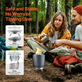 VEVOR Tabletop Fire Pit 6 inch Stainless Steel Fireplace Indoor Outdoor Blue V952-ZMSHKJSLSYZTFSMF3V0