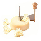 Cheese Curler Wheel, Stainless Steel Cheese Butter Chocolate Shaver for Restaurants, Cafes, Dessert V1192-AZ-W-17399