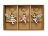 Christabelle 3 Fairy Christmas Ornaments Assorted Novelty Figures 10cm Xmas Tree Decorations Ha 112_SHD2009