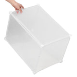 Transparent PVC Cat Litter Box Guard, Home Use, Splash Protection, Easy Entry and Exit V1192-AZ-W-28336