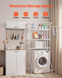VEVOR Over Washer and Dryer Storage Shelf Single Row 3 Tiers Washer Rack White V952-LDXYJZJTJKDPTAU69001V0