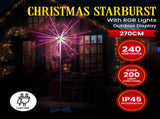 Christabelle Large 2.7m Outdoor Christmas Light Starburst Display Decoration SC1