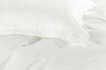 1000TC Tailored King Size White Duvet Quilt Cover Set V493-K-1