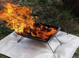 Fire Pit Mat 40" Wood Stove Under Grill Mat for Deck BBQ Fireproof Floor Tent Campsite Insulation V1366-AZ2-W-03644